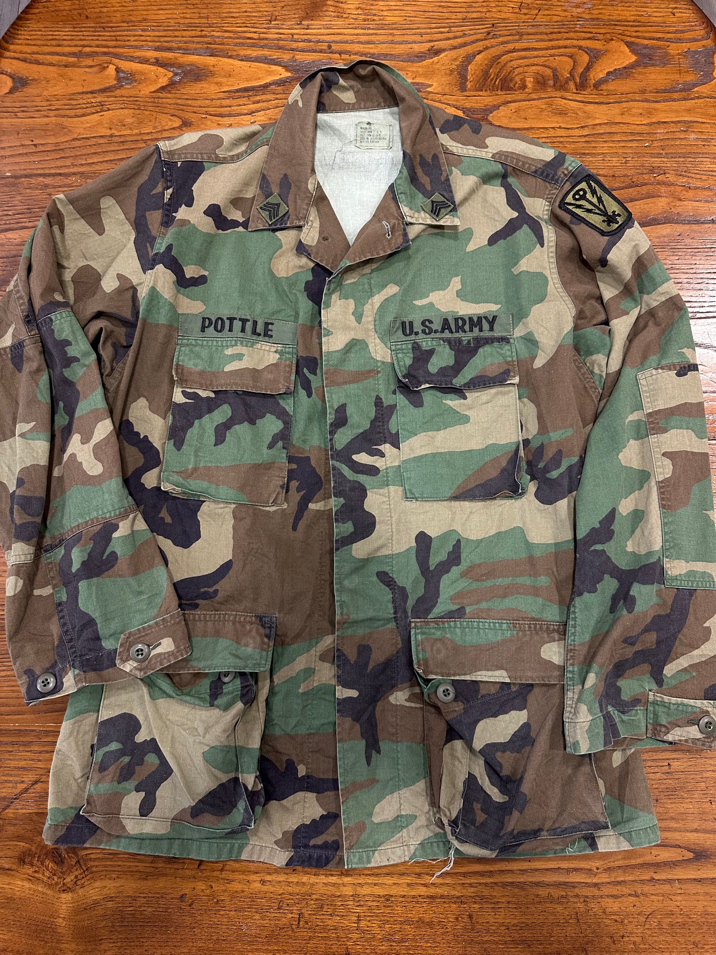 Camo jacket tg.48/50